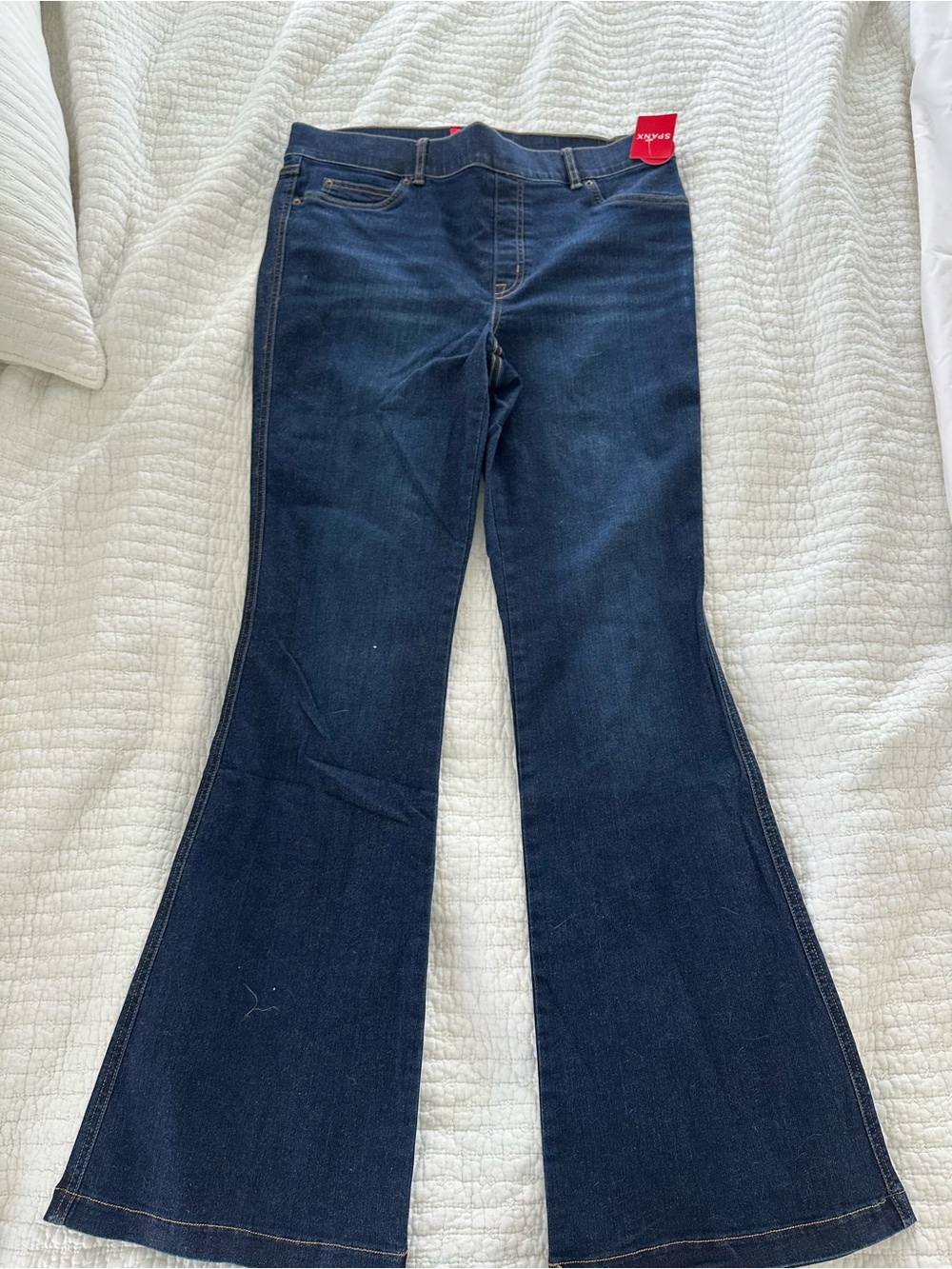 SPANX Dark Blue Flare Jeans for Women